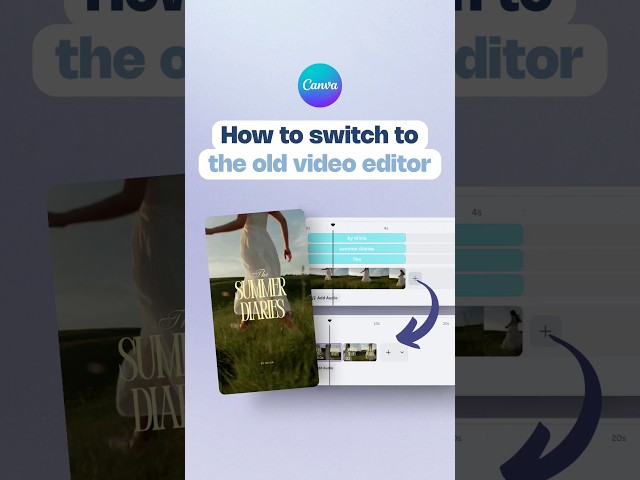 How to switch to the old video editor in Canva | Canva Updates 2025