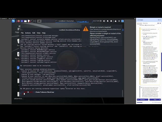 Virtual Lab 5-1 Excute Network Reconnaissance
