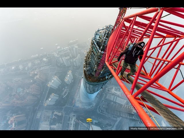 Insane Parkour And Freerunning 2016 - Shanghai Tower (650 meters)