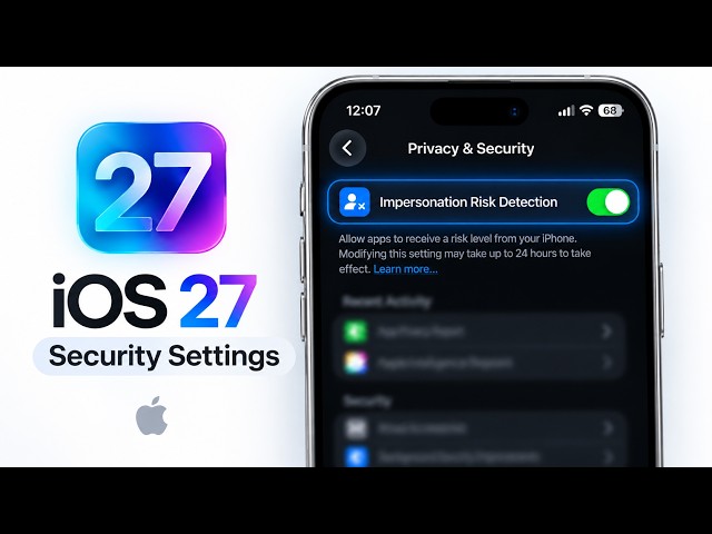 iOS 27 Can Now Detect Scams on Your iPhone — Turn This ON!