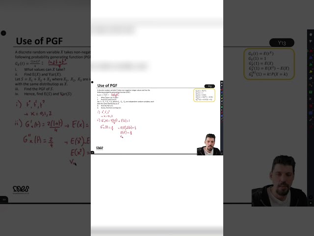 Using Probability Generating Functions | A Level Further Stats