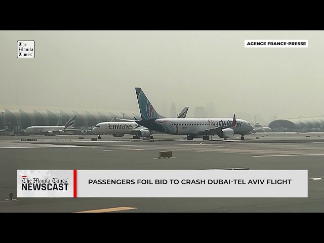 Passengers foil bid to crash Dubai-Tel Aviv flight