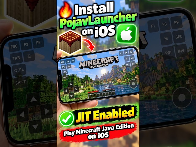 How to Install PojavLauncher on iOS ✅ Minecraft Java Edition on iOS + Enable JIT (iPhone & iPad)