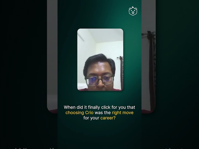 He Upskilled in React. So Why Is He Still Looking for the Right Role? | Abhinav's Crio.do Review