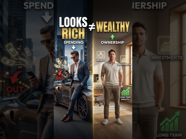 Looking Rich Doesn't Mean You're Wealthy @BiztoryFinance  #personalfinance #WealthBuilding