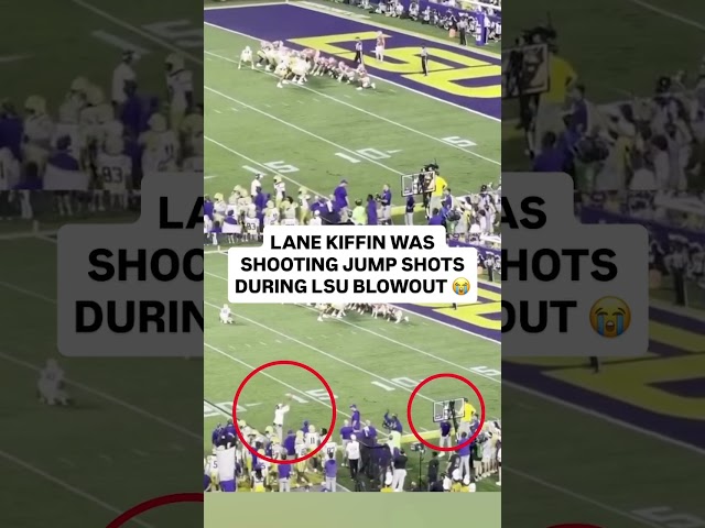 Lane Kiffin Was Shooting Jumpers During An LSU Blowout 😂