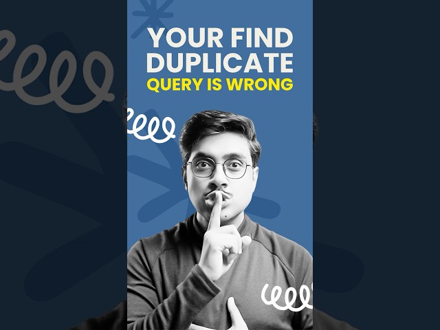 The Smart Way to Find Duplicates in SQL (No GROUP BY Needed)