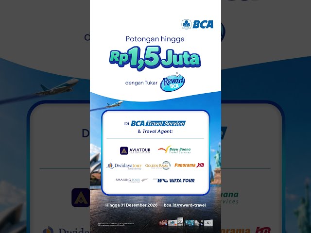 Potongan hingga Rp1,5 Juta dengan Tukar Reward BCA