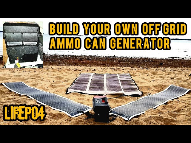 DIY Ammo Can Solar Generator | LiFePO4 Off-Grid Power Build