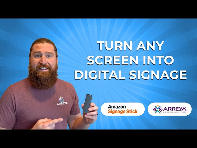Turn Any Screen Into Digital Signage in Minutes: Amazon Signage Stick