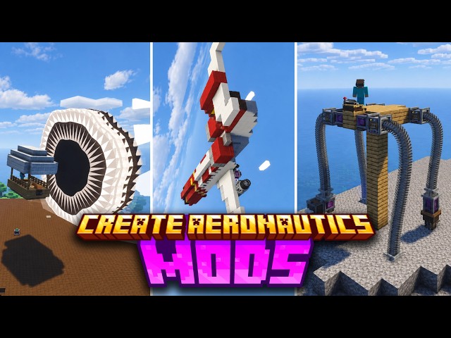 15 NEW Mods That Make Create Aeronautics Even Better!