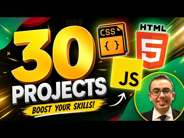 HTML CSS JS projects (Beginner): 30 projects using HTML CSS and JavaScript