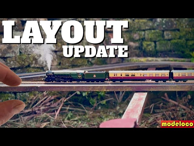 Model Railway LAYOUT 3 UPDATE 4 TOP TIPS & REAL Sync Chuffed STEAM RUN | ml109
