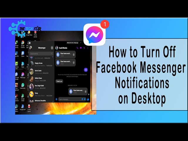 How to Turn off Facebook Messenger Notifications on Desktop|| Easy Way