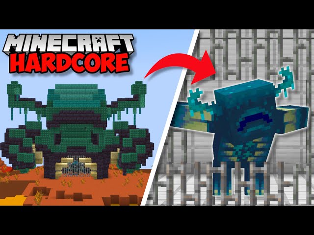 I Trapped THE WARDEN in Minecraft Hardcore (#44)