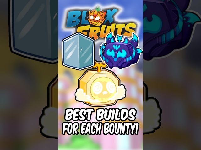 The BEST PvP Builds For Each Bounty Range In Blox Fruits... #roblox #bloxfruits
