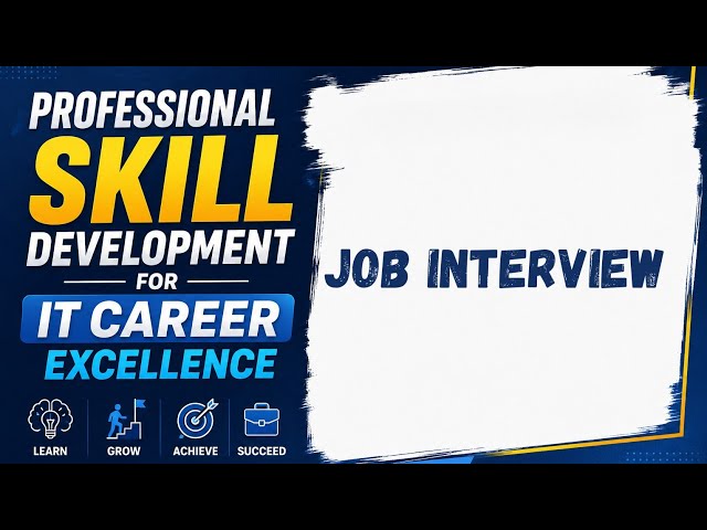 Professional Skill Development for IT Career Excellence | job interview | FYUGP | fifth semester