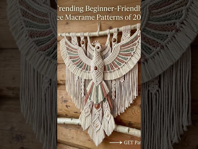 macrame peacock wall hanging/#macrame birds #diy #yt #wallhanging #macrame #homemadedecor #easydecor