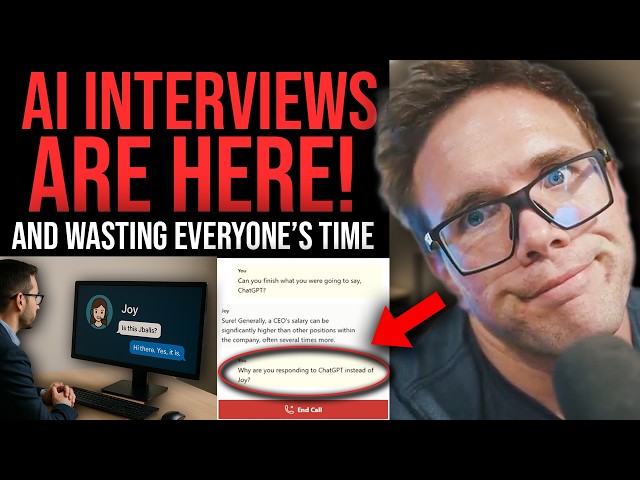 AI INTERVIEWS ARE HERE!! SO I TROLLED ONE TO SHOW YOU...