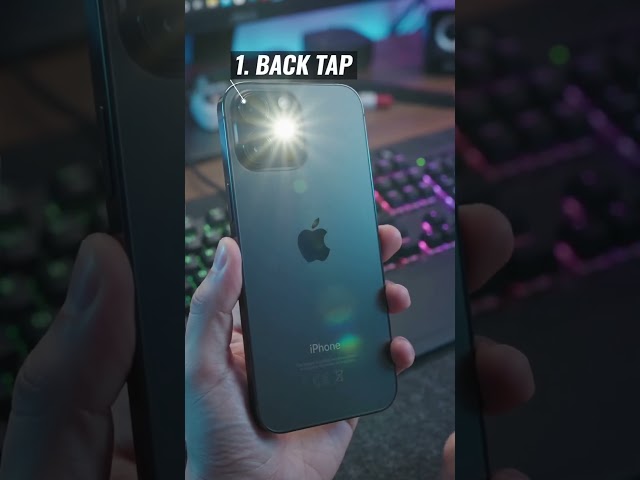 Reveal 3 hidden iPhone features that most users have never discovered. Fast-paced, cinematic,