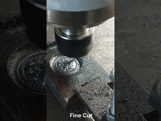 Raspberry Pi CNC: SBC-CNC carving Gold-Die with BharatMech CNC #cncsoftware #cncmachine #cnc