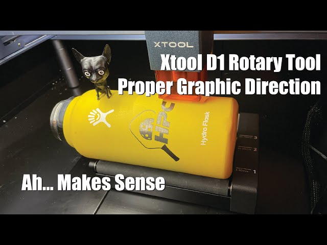 Easily Orient Graphics with Xtool D1 Rotary