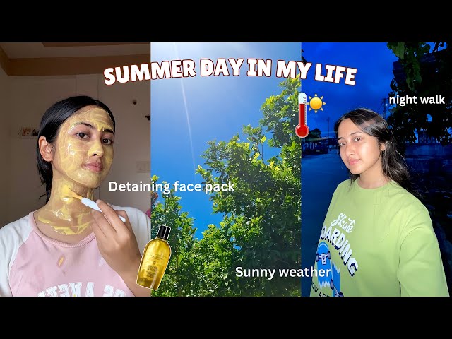 Spending a Hot Summer Day at Home ☀️| Relaxing & Self-Care Routine🪴