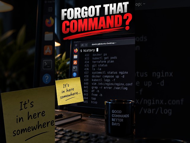 Forgot That Linux Command? Don’t Scroll Your History 👀 #linux