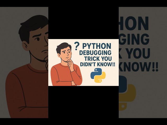 Python debugging trick you didn't know!! #coding #programming #python #pythonforbeginners