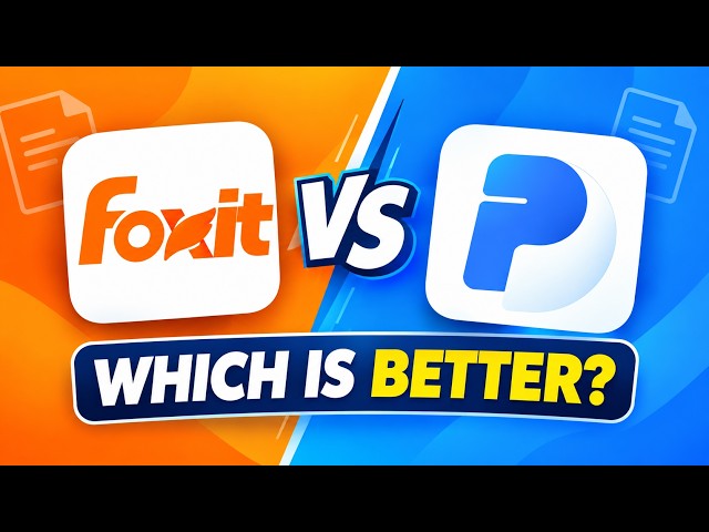 Foxit Alternative for Lightweight PDF Editing | Is It Worth Trying?