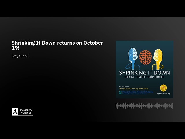 Shrinking It Down returns on October 19!