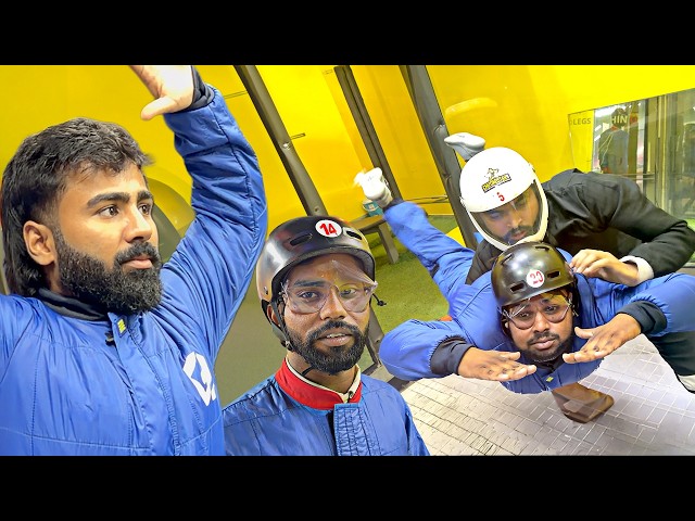 Hyderbad me indoor skydive karli