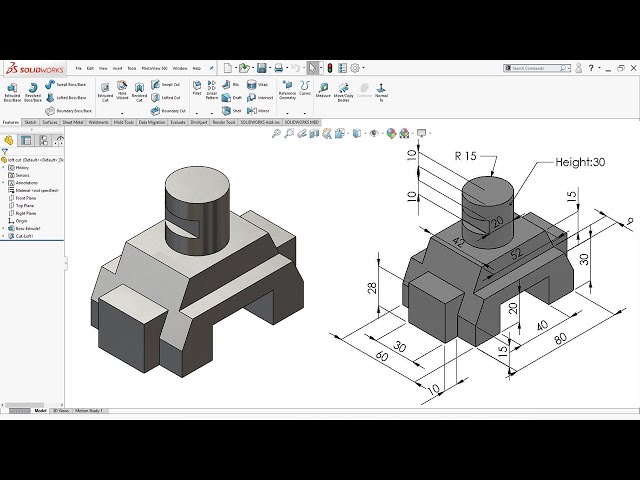 SolidWorks Tutorial for beginners 06