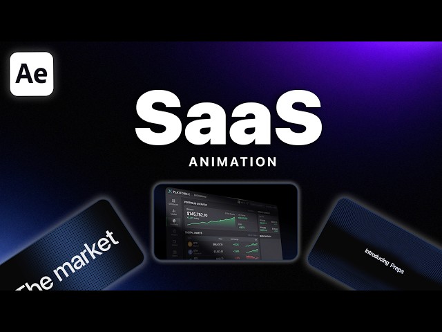 Create SMOOTH Saas Animation in 15 minutes | Complete Breakdown