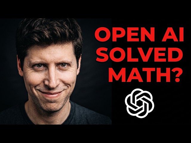 This Has Never Happened in Math Before | OpenAI Just Dropped BOMBSHELL
