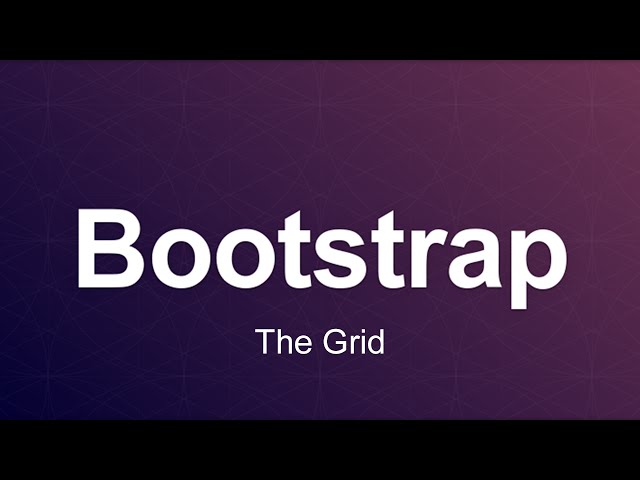 Bootstrap 3 Tutorial 3 - The Grid