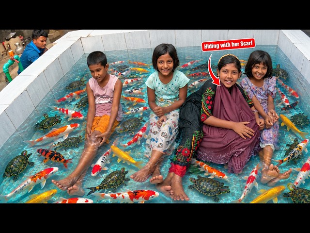 Why The Girl Hiding A Baby? Fish Tank Aquarium Cleaning