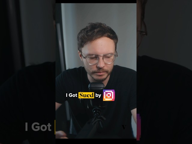 I Got Sued by Instagram because of my videos.