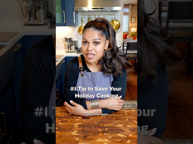 Pro Tip- I have 1 tip to help you with cooking during the holidays