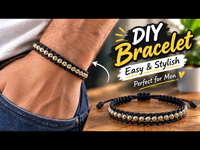 A Simple Bracelet That Looks So Stylish‼️ DIY Men's Macrame Bracelet