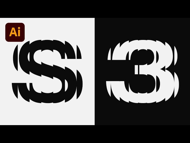 How to Make Sliced Glass Effect in Illustrator Tutorial