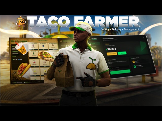Fivem jobTaco Farmer | Advanced FiveM Restaurant Script (QBCore, ESX, Qbox)