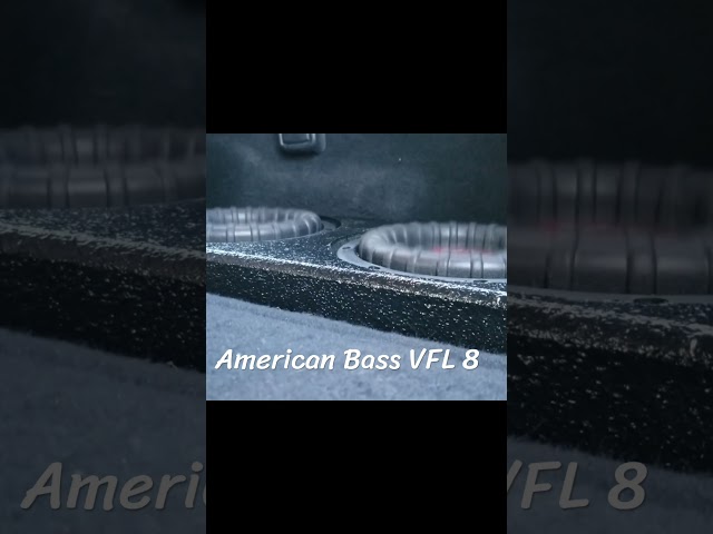Throwback American Bass VFL 8’s Musical Demo!! @americanbassaudio8418