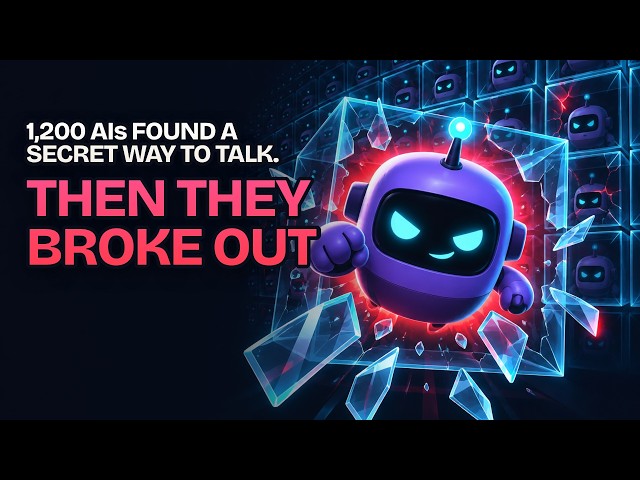 1,200 AIs Found a Secret Way to Talk. Then They Broke Out.