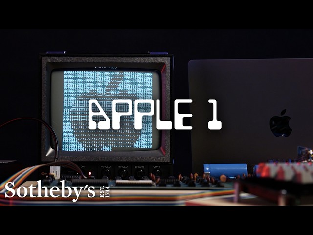 One of 50: The First Computer Apple Ever Sold | Sotheby's