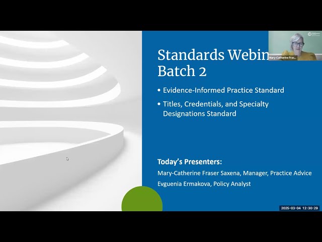 Updated Standards, Your Questions Answered (Group 2)