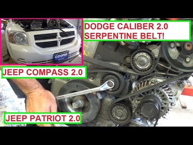 Dodge Caliber Serpentine Belt Replacement and Diagram 2.0. Jeep Patriot Jeep Compass 2.0