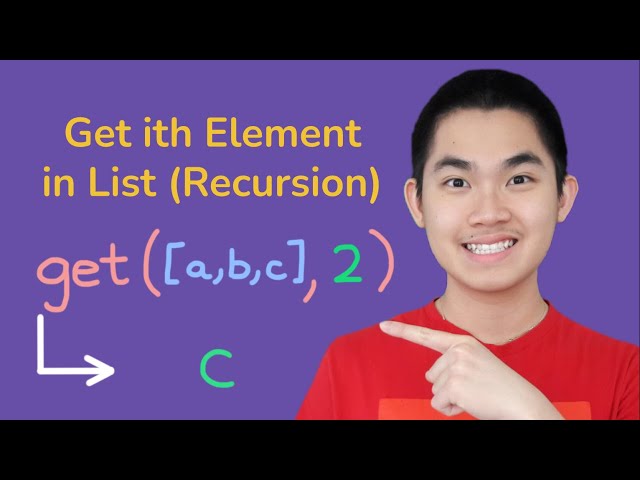 Get Value at Specific Index of Array (Iterative v.s Recursive Way)
