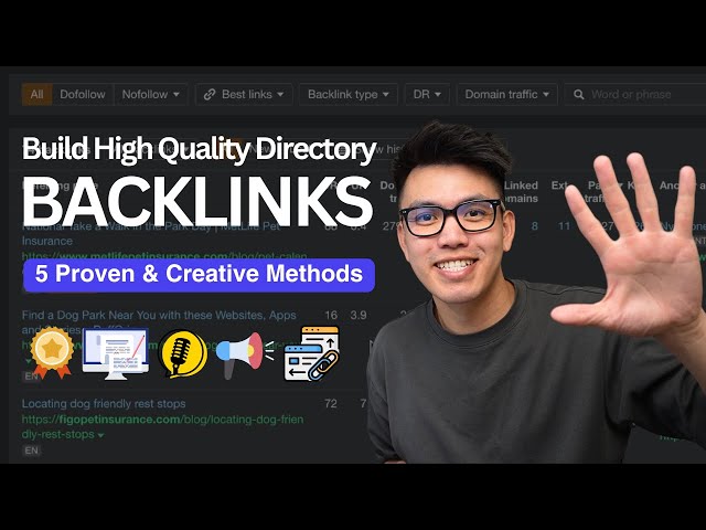 How To Get High Quality Backlinks For Your Directory (5 Methods)