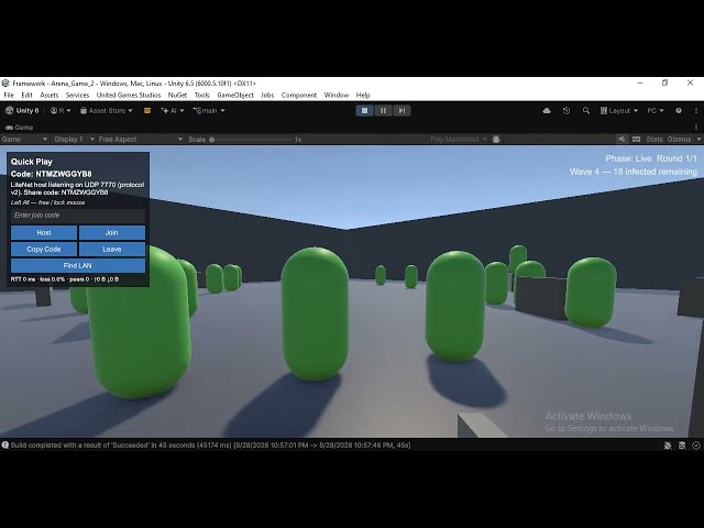 3 Games Under 5 Minutes!!! Deterministic Multiplayer Framework